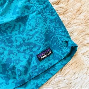 Patagonia 5” Baggies Shorts, Blue/teal print, sm